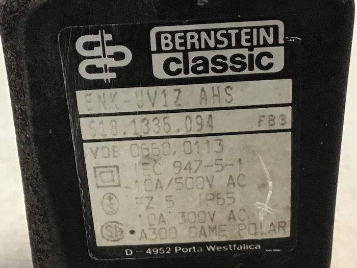 Used BERNSTEIN Limit Switch ENK-UV1Z AHS #121372