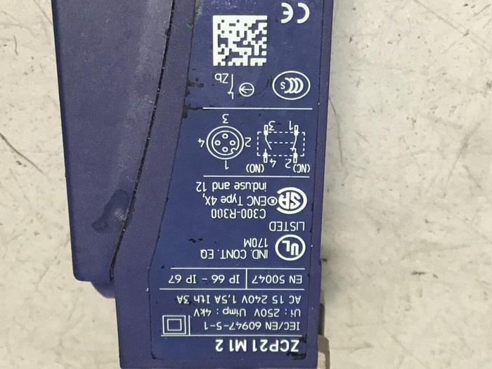 Used SCHNEIDER AUTOMATION INC Limit Switch ZCP21M12 #122089
