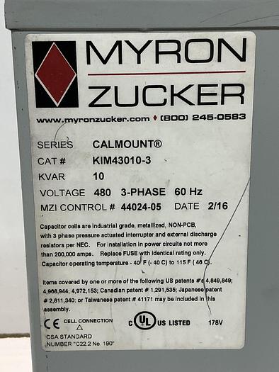 Used MYRON ZUCKER KIM43010-3
