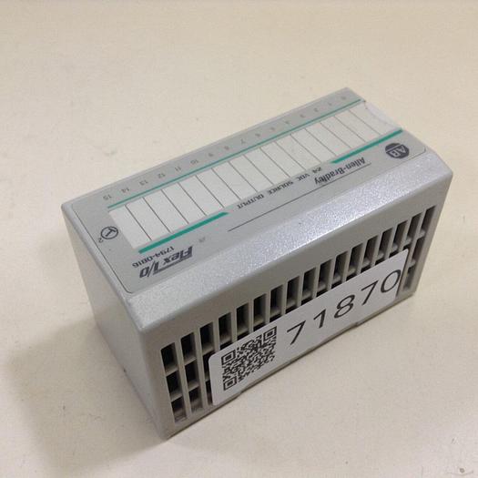 Used ALLEN BRADLEY I/O Module 1794-OB16 SER A #71870