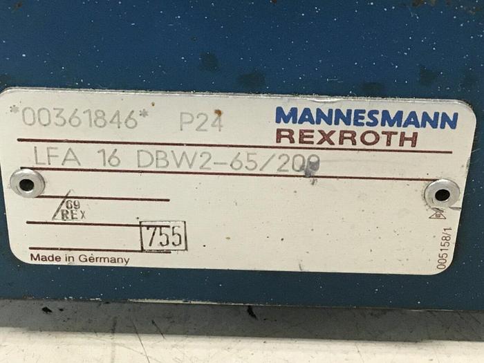 Used REXROTH Valve LFA16DBW265/200 #116291