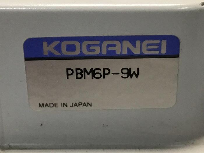 Used KOGANEI Manifold w/ Valves PBM6P-9W #120959