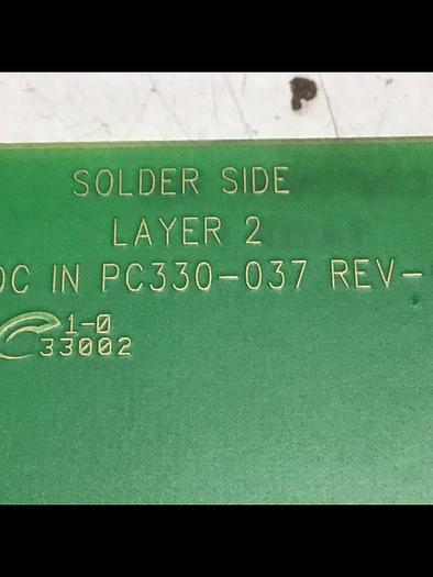 Used VAN DORN DC Input Board 330037 PC330-037 Used
