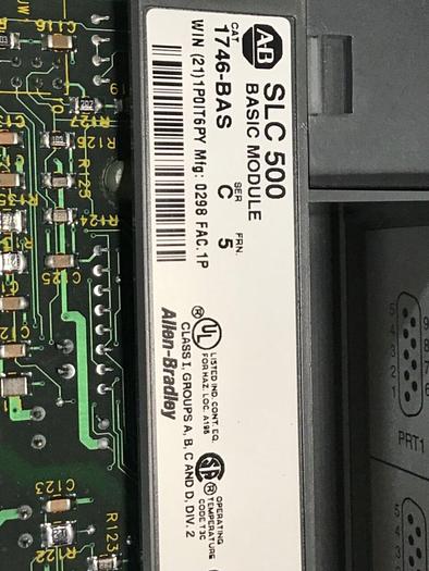 Used ALLEN BRADLEY Slot Card 1746-BAS SER C #119388