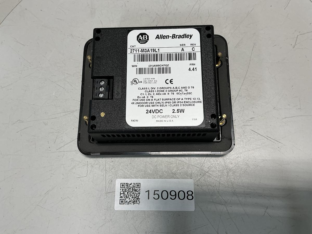 Used ALLEN BRADLEY 2711-M3A19L1