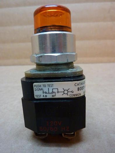 Used ALLEN BRADLEY Pilot Light 800T-PT16 SER N #27942