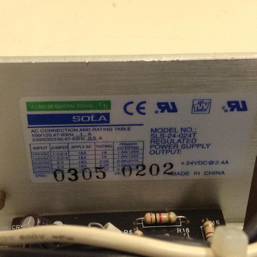Used SOLA ELECTRIC Power Supply SLS-24-024T used