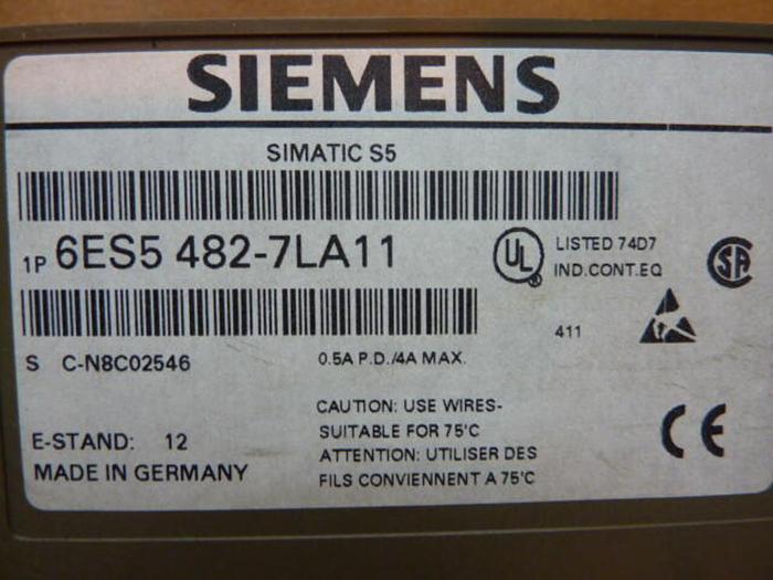 Used SIEMENS Digital I/O Module 6ES5 482-7LA11 #22762