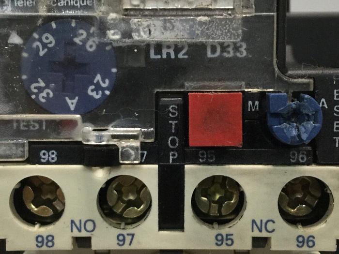 Used TELEMECANIQUE Overload Relay LR2D3353 #111242