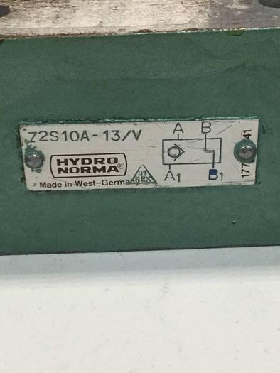 Used HYDRONORMA Valve Z2S10A13V #97138