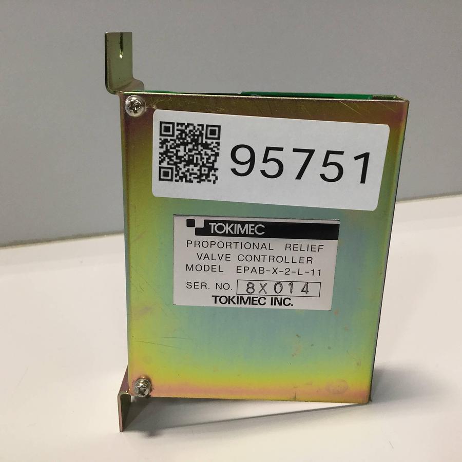 Used TOKIMEC Proportional Relief Valve Controller EPAB-X-2-L-11 Used