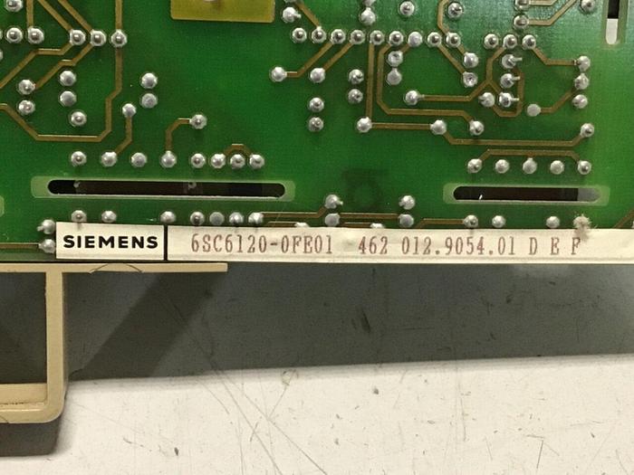 Used SIEMENS Simodrive Board 6SC6120-0FE01 #136929