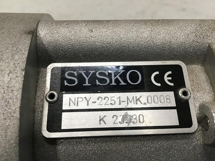 Used SYSKO CORPORATION Pump NPY-2251-MK.0008 #125327