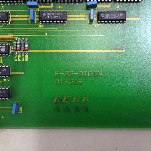 Used KEBA Engel Circuit Board E-32-DIGIN D1321E Used