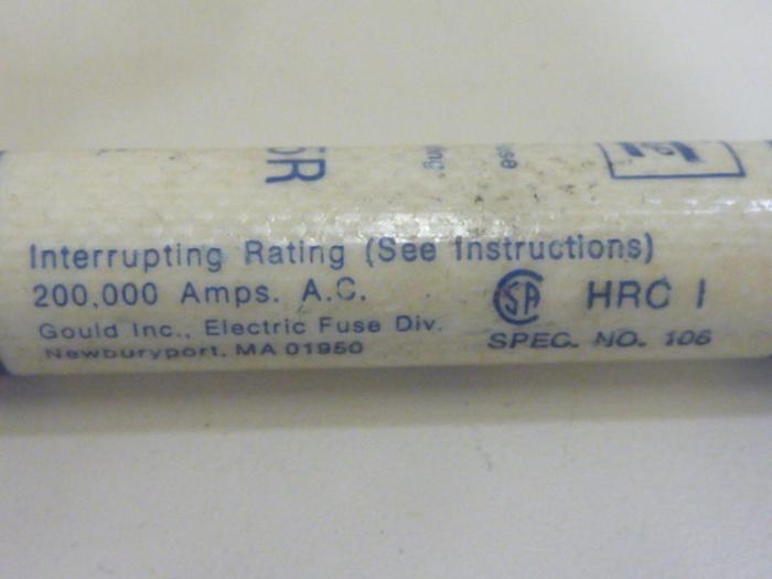 Used GOULD / SHAWMUT 15 Amp Fuse FTS15R #47424