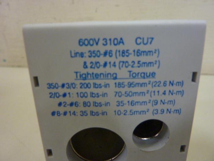 Used FERRAZ SHAWMUT Distribution Block FSPDB3C #61438