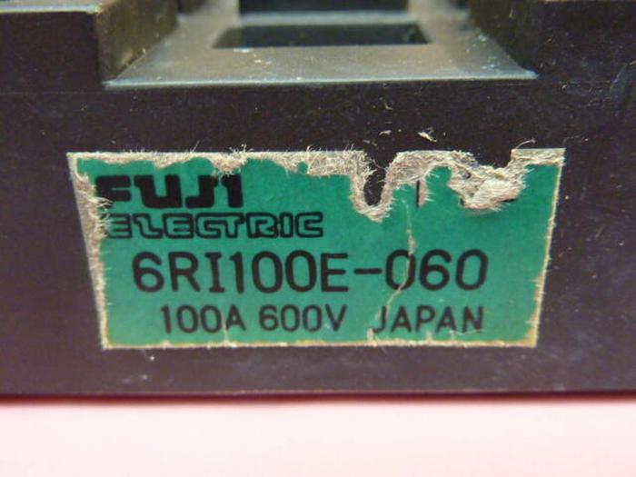 Used FUJI ELECTRIC Power Module 6RI100E-060 #37007
