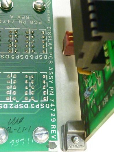 Used RANSBURG Display Drive Control Board 74727 #44855