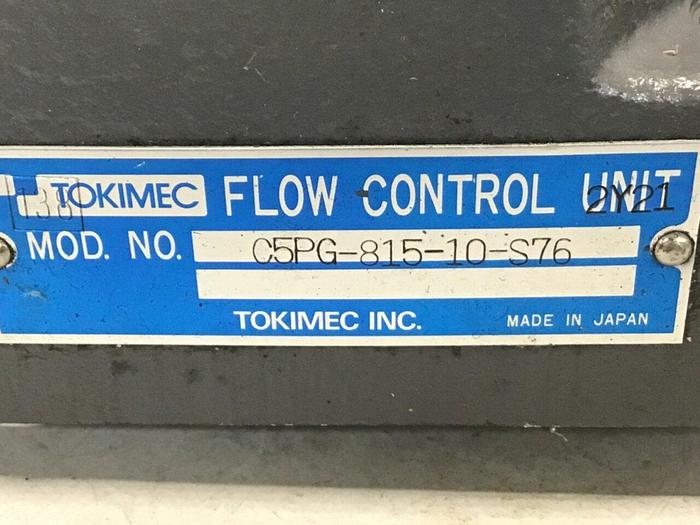 Used TOKIMEC Valve C5PG-815-10-S76 #142049