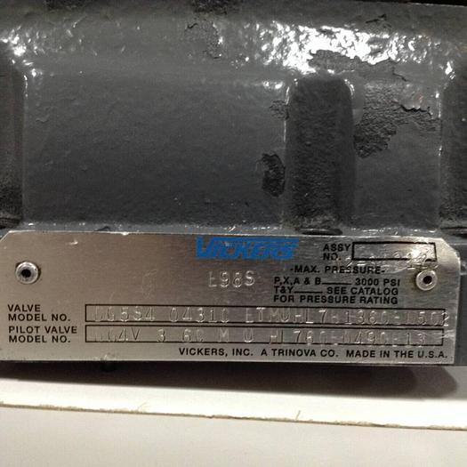 Used VICKERS Valve DG5S4-0431C-E-T-M-U-HL7-B13-60-EN502 #89853
