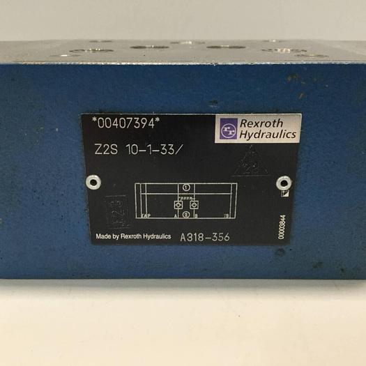 Used REXROTH Valve Z2S10133 #97773