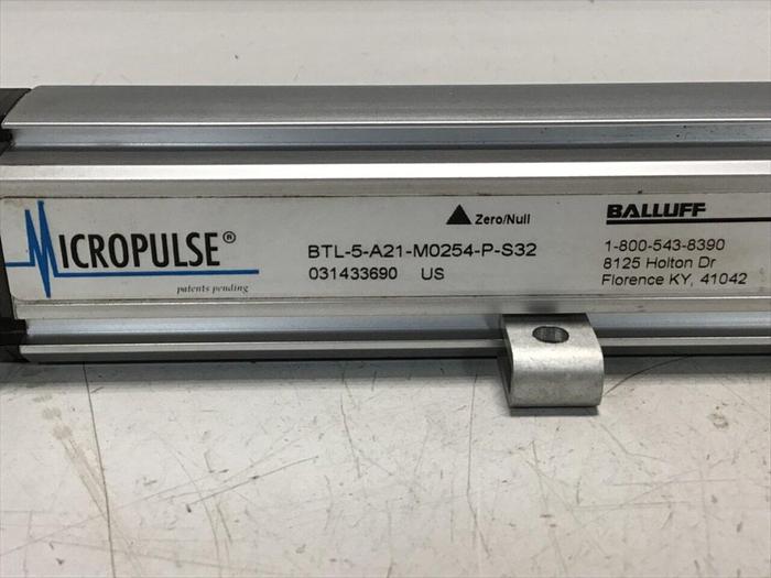 Used BALLUFF Linear Transducer BTL-5-A21-M0254-P-S32 #131045