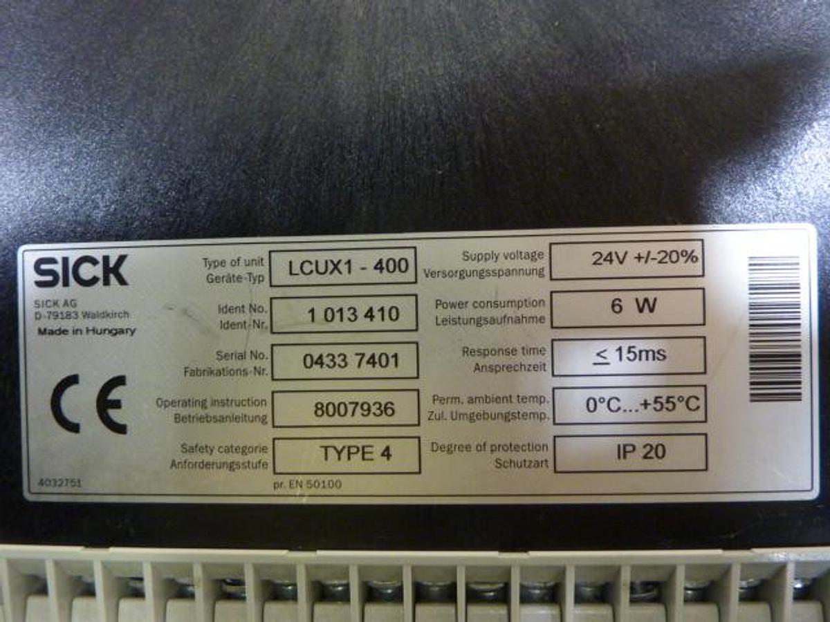Used SICK MAIHAK Safety Interface LCUX1-400 USED
