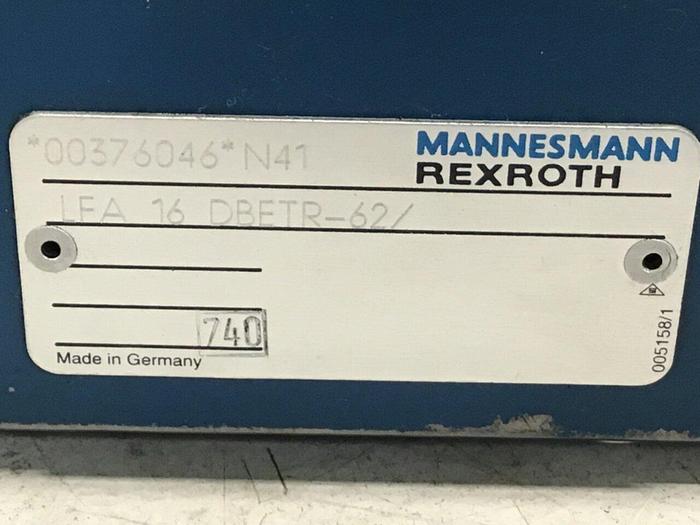 Used REXROTH Valve LFA16DBETR62 #125959