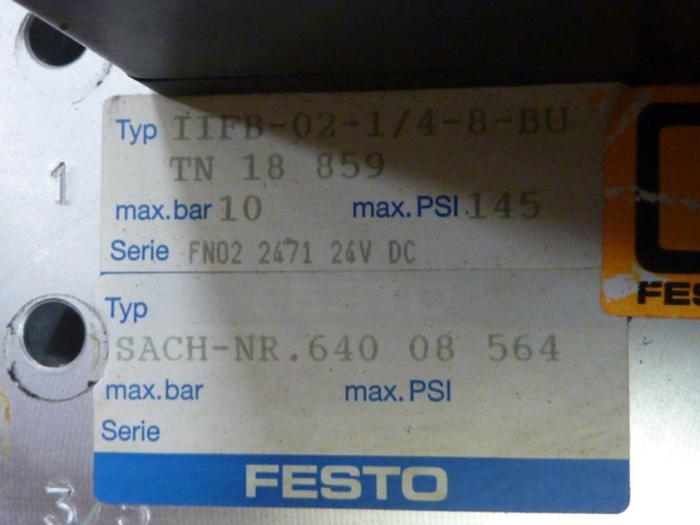Used FESTO Control Block IFB1-02 #52733