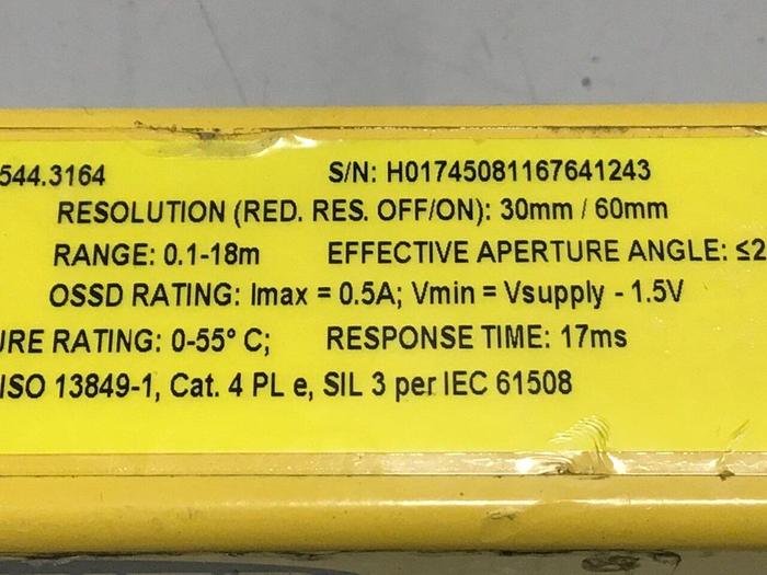 Used BANNER ENGINEERING Light Curtain Receiver SLSCR30-750Q8 USED