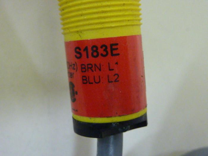 Used BANNER ENGINEERING Sensor S183E #59354
