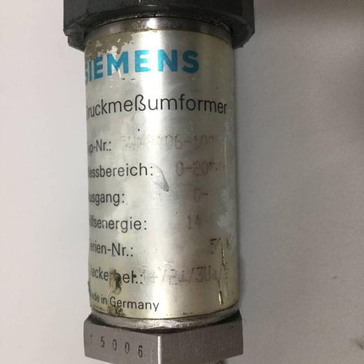 Used SIEMENS Pressure Switch 5WM8406-109 #91118
