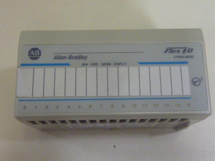Used ALLEN BRADLEY Input Module 1794-IB16 SER A #65780