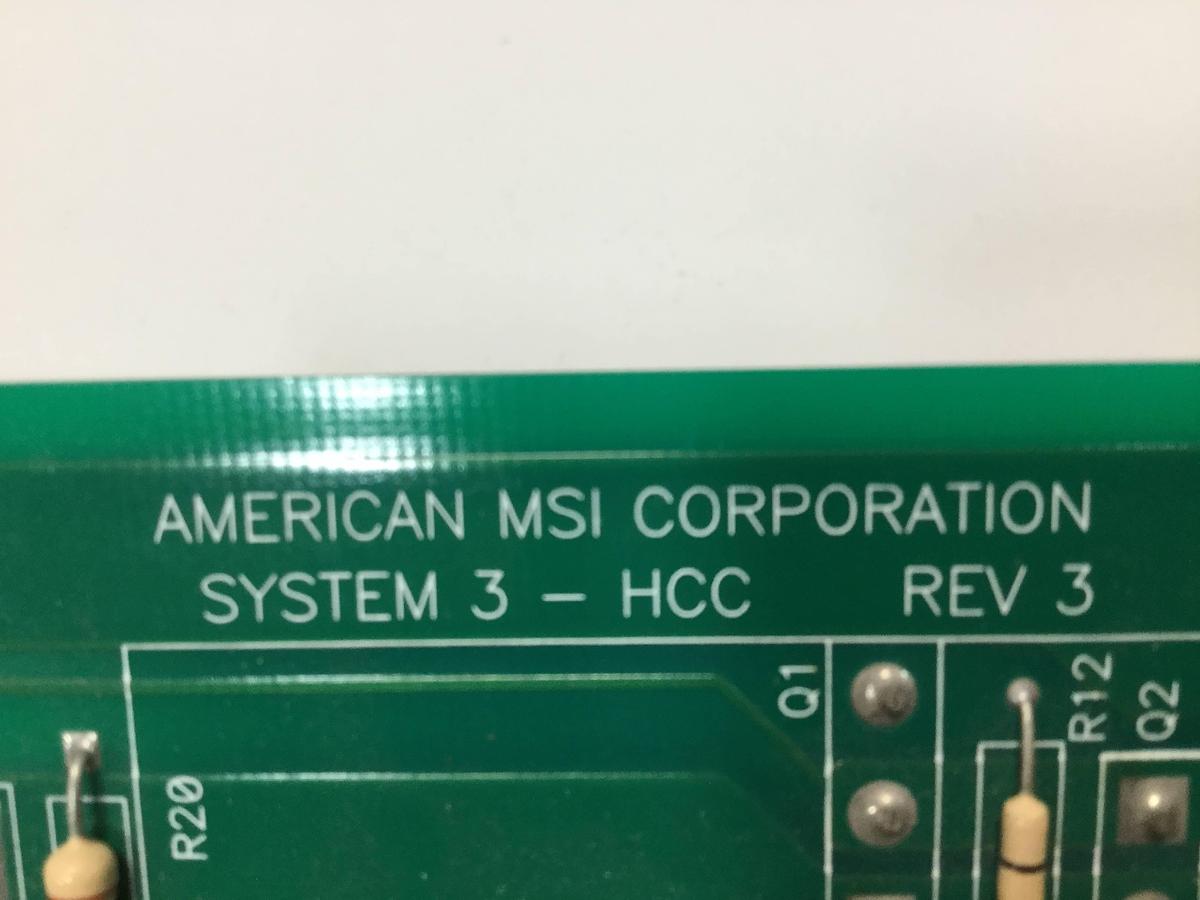 Used AMERICAN MSI System 3 Heater Control Card 3000.020.085 Used