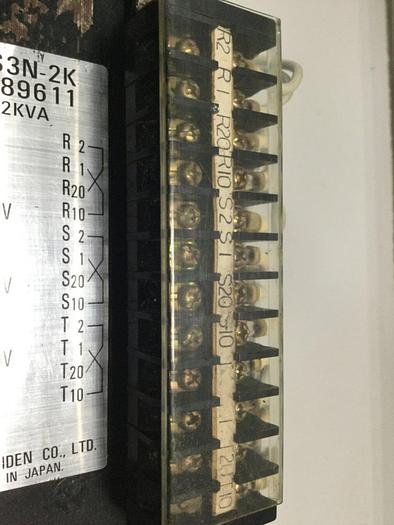 Used TOKYO SEIDEN 2 kVA Transformer TSS3N-2K #107885