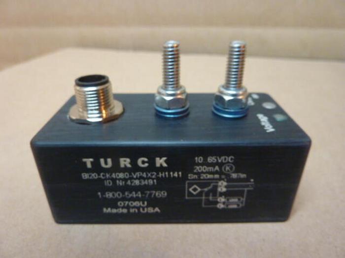 Used TURCK ELEKTRONIK Proximity Sensor BI20-CK4080-VP4X2-H1141 #31316