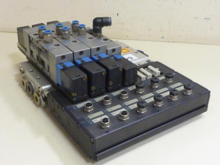 Used FESTO Control Block / Valve Terminal IIFB-02-1/4-4-BU #64638