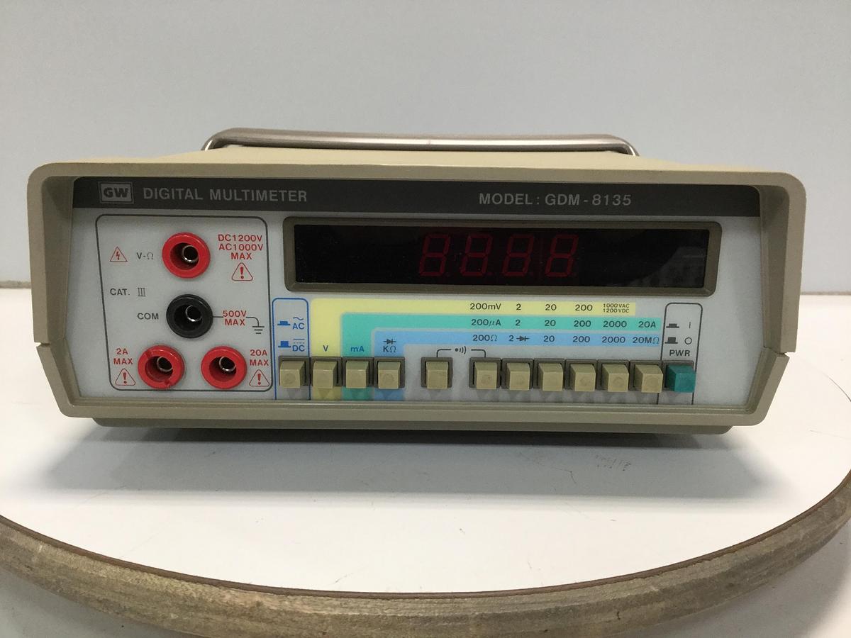 Used GW INSTEK Digital Multimeter GDM-8135 #107274