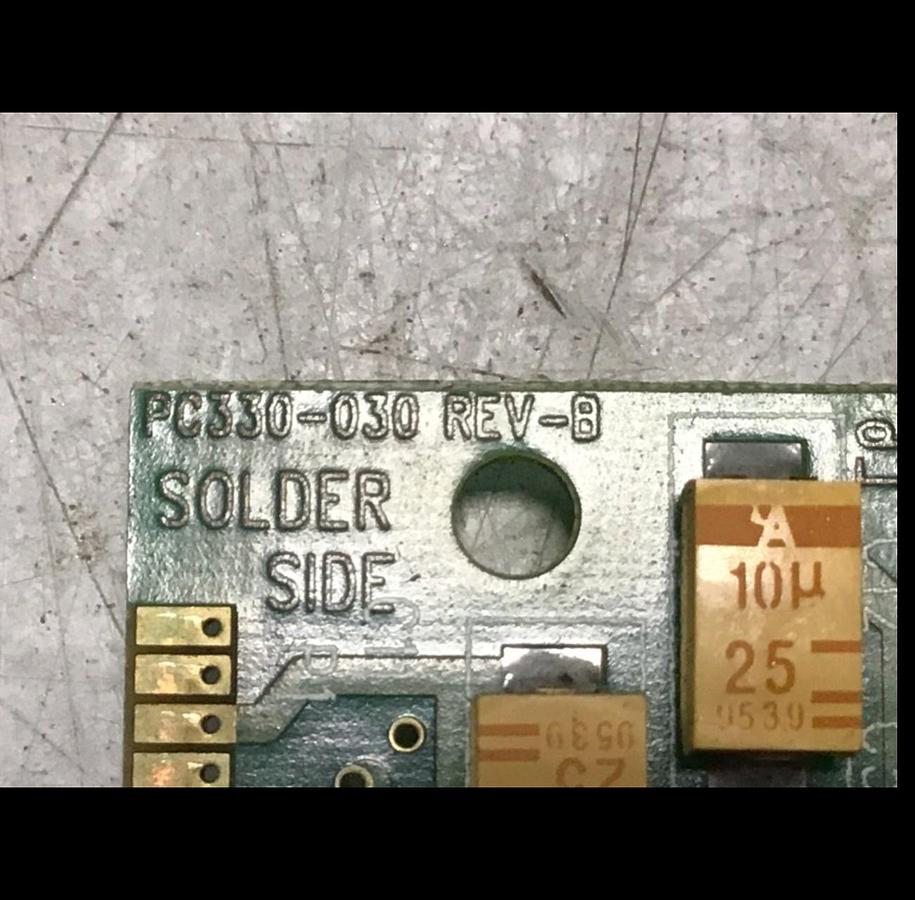 Used VAN DORN Temperature Circuit Board PC330-021 330-021 Used