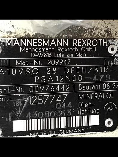 Used REXROTH Pump SYDFEE11140RKB310C2CAM #138281