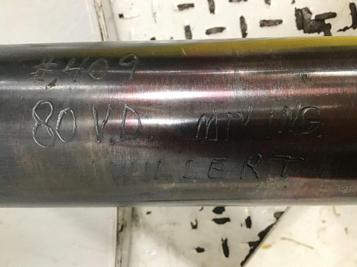 Used VAN DORN 60 Oz (80 mm) Screw w/ Tip 80MMWILLERT Used