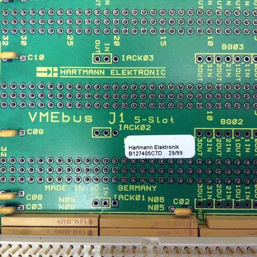 Used HARTMANN Backplane Board B127405C7D #68646