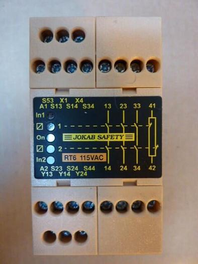 Used JOKAB SAFETY Safety Relay RT6 #22073