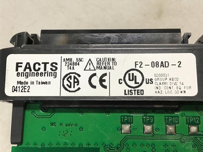 Used FACTS ENGINEERING Analog Module F2-08AD-2 Used