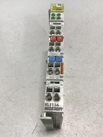 Used BECKHOFF 4-Channel Digital Input Terminal KL1114 #125259