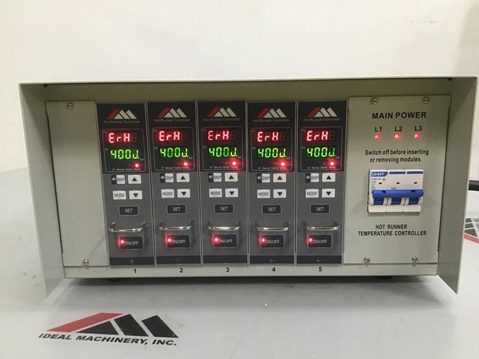 Used METAL FABRICATOR 5 Zone Hot Runner HRTC-05S/L-A1 USED
