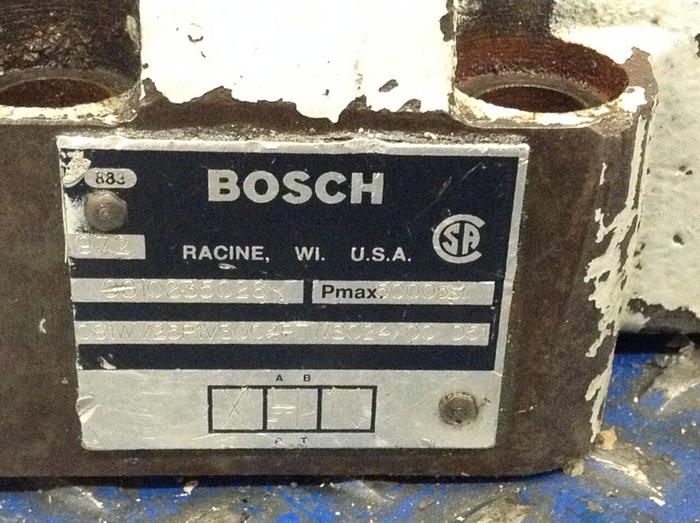 Used BOSHART INDUSTRIES Directional Valve 9810235026 #77148