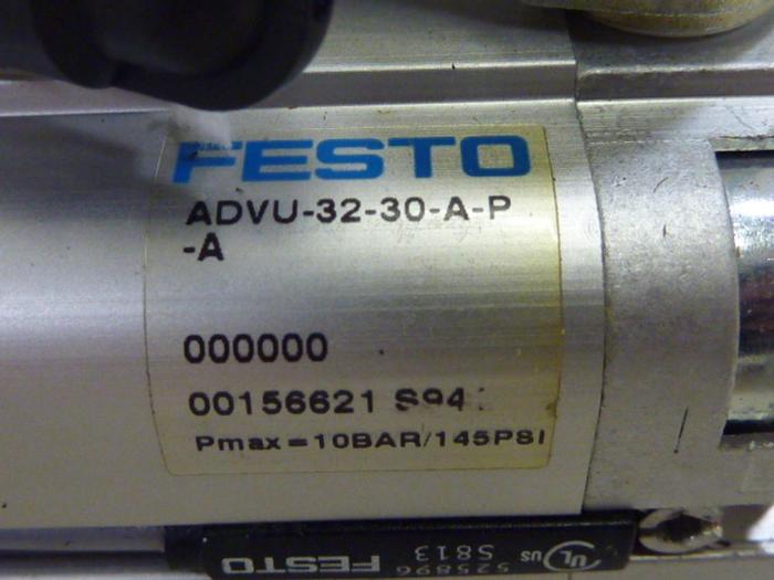 Used FESTO Compact Cylinder ADVU-32-30-A-P-A #57500