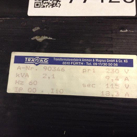 Used TRAMAG 2,1 Transformer 90346 #77423