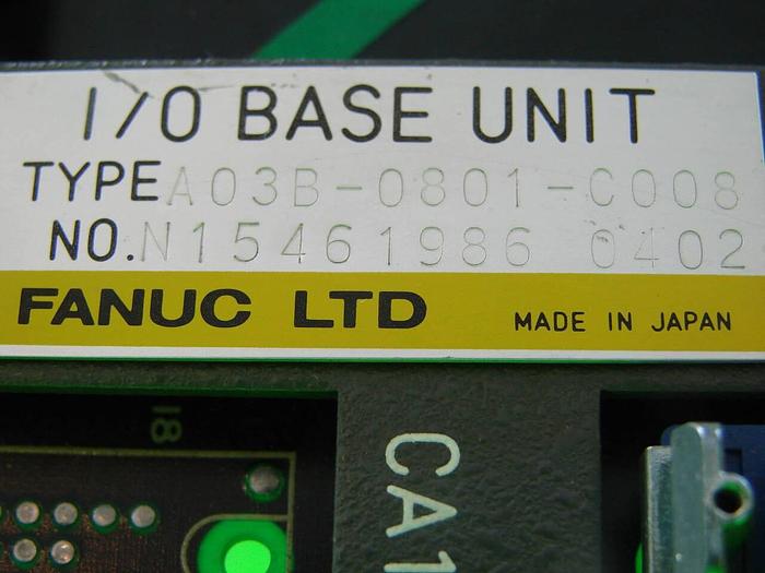 Used FANUC I/O Module A03B-0801-C008 #8345
